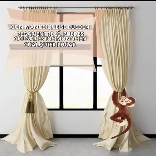 Vista 2 de 27.6" Monkey Plush Stuffed Animal,Hanging Monkey with Long Hands