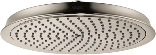 Vista 3 de Hansgrohe Raindance S 04927340 - Cabezal de ducha moderno de 9 pulgadas, 1 pulverizador en cromo negro cepillado