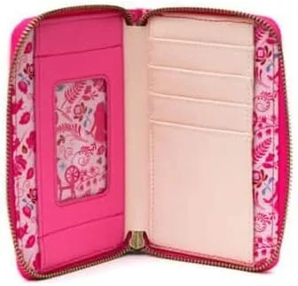 Vista 2 de Loungefly Cartera de poliuretano, Disney Princess Aurora Bella Durmiente, Rosado, Cartera