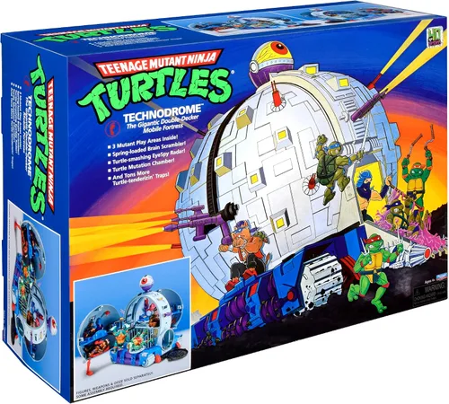 Vista 10 de Teenage Mutant Ninja Turtles TMNT Classic Technodrome Playset - Exclusivo de Amazon
