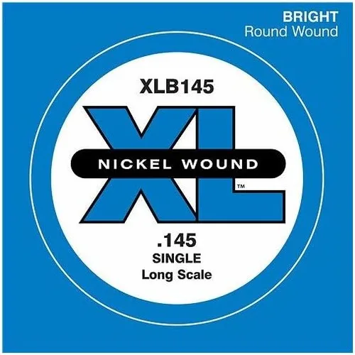 Vista 15 de D'Addario XLB020P Guitarra Bajo de Acero Liso Cuerda Simple, Escala Larga, .020