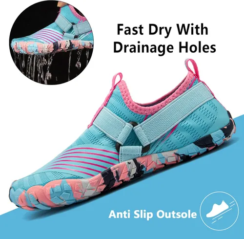 Vista 3 de CIOR Zapatos acuáticos para niños y niñas, zapatos deportivos acuáticos ligeros (niños pequeñosniños grandes)