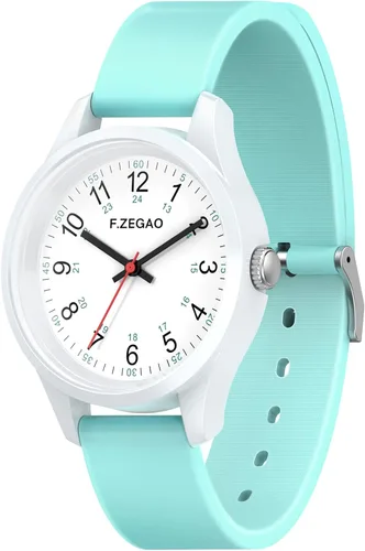 Vista 9 de Large Dial Waterproof Watches for Women Easy Read, 40mm Diameter Azul