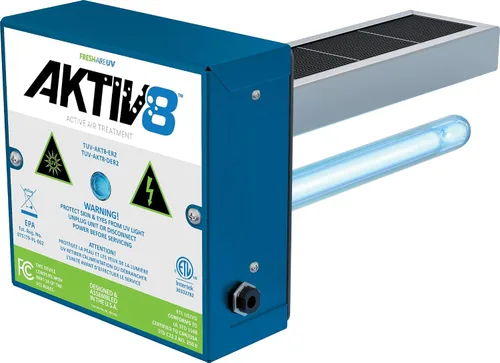 Vista 7 de Fresh-Aire UV AKTIV8 Sistema de tratamiento de aire activo en conducto, lámpara dual de 2 años
