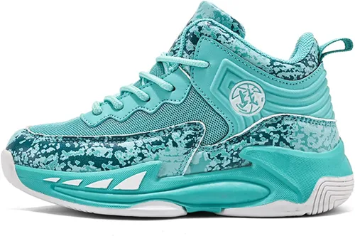 Vista 2 de Sanearde Zapatos de baloncesto para niños, tenis de voleibol ligeros, cómodos, antideslizantes
