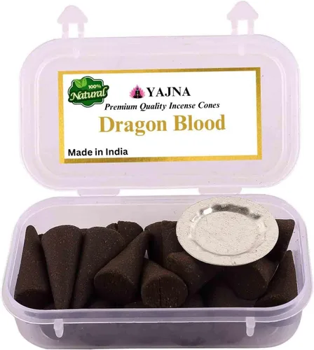 Vista 12 de Yajna Citronela 100% natural - Conos de incienso hechos a mano, sumergidos a mano, orgánicos, sin productos químicos para purificación, relajación