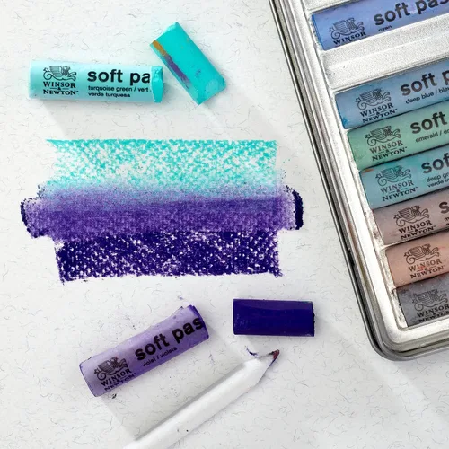Vista 2 de Winsor & Newton Pasteles suaves profesionales, juego de 15
