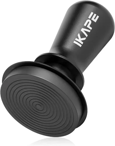 Vista 9 de IKAPE Manipulador de espresso de 39.25 mm, manipulador de café barista premium negro con resorte calibrado, manipulador de acero inoxidable 100%