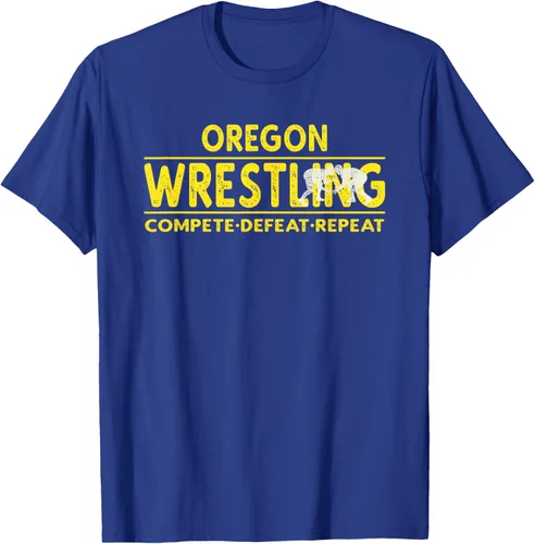 Vista 27 de Oregon Wrestling - Camiseta para competir, derrota, repetir