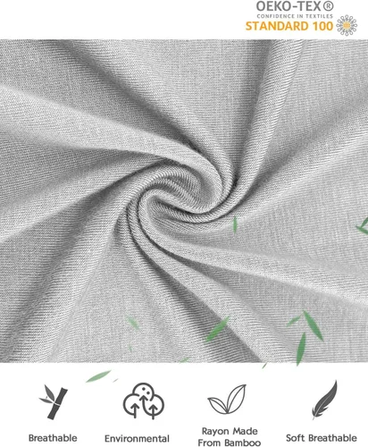 Vista 2 de Jimonda Pijama de bambú para bebé, unisex, para niños y niñas, de una pieza, manga larga, cierre de cremallera de 2 vías, mameluco