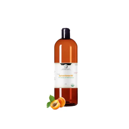 Vista 4 de Aceite orgánico de almendra de albaricoque (virgen) Prunus Armeniaca Puro Certificado USDA Kenia (64oz) (peso neto: 1.7 kg/3.7lb)