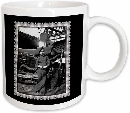 Vista 11 de 3dRose Bridge Spanning San Francisco's Golden Gate - Taza de dos tonos, 11 onzas, color negro