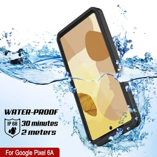 Vista 3 de Punkcase Funda impermeable Pixel 6a [Serie Extrema] [ajuste delgado] [Certificado IP68] [A prueba de golpes] [A prueba de suciedad]