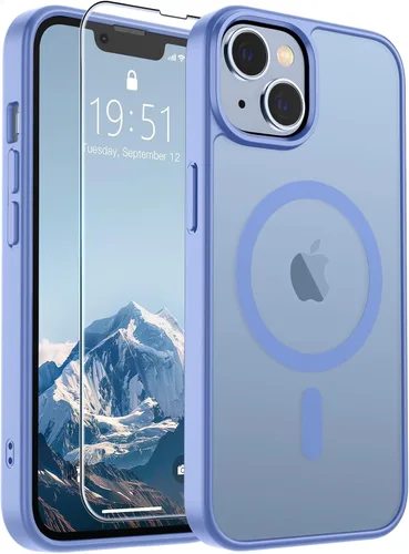 Vista 206 de SUPFINE Funda magnética para iPhone SE 2022 (3ª)/2020 (2ª), iPhone 8 (compatible con MagSafe) (protección contra caídas de grado militar), funda