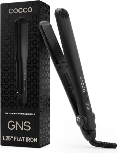 Vista 9 de Cocco® Plancha plana GNS V3 de 1" – Plancha de pelo profesional avanzada y peinado con tecnología Nano GNS Triplex