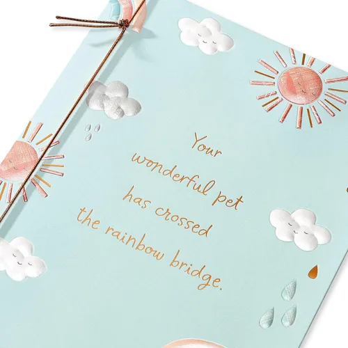Vista 5 de American Greetings Tarjeta de condolencias para mascotas (vida llena de amor)
