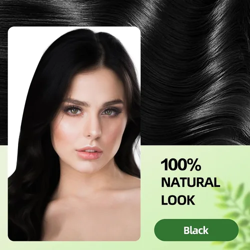 Vista 2 de SHIHUANUO Champú de tinte negro para cabello gris, champú de color 3 en 1 con 6 extractos de hierbas, cobertura 100% de canas, fácil de teñir