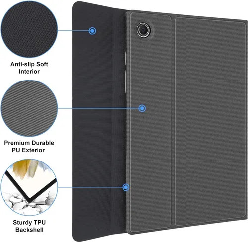 Vista 7 de Funda con teclado para Samsung Galaxy Tab A11 Plus / A9 Plus de 11 pulgadas, con retroiluminación Bluetooth A9+ con soporte para bolígrafo S