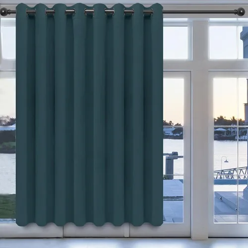 Vista 14 de Easy-Going - Cortinas opacas para dormitorio, aislamiento térmico sólido con ojales, cortinas de ventana para reducción de ruido, cortinas