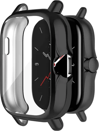 Vista 4 de Youkei - Funda compatible con Amazfit GTS 3, funda protectora completa de TPU para reloj inteligente Amazfit GTS 2/GTS 3