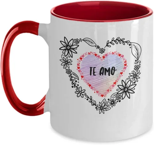 Vista 4 de San Valentín Vaso para la jefa de la casa perfecto regalo para novia, enamorada, esposa y prometido vaso con afirmaciones positivas, 11onza