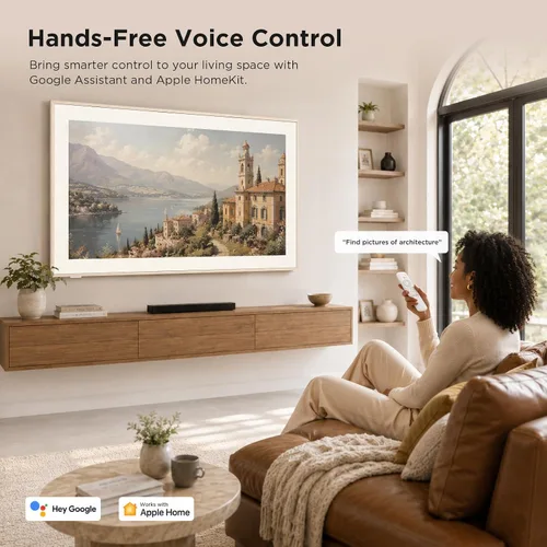 Vista 9 de TCL Marco de fotos de la serie Designer de 55 pulgadas, QLED 4K, 55A300L Negro