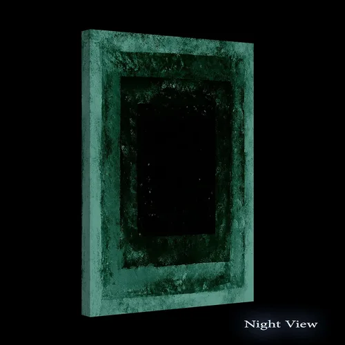 Vista 2 de Startonight Lienzo decorativo para pared, impresión abstracta de profundidad en blanco y negro para dormitorio, imagen moderna y contemporánea, arte
