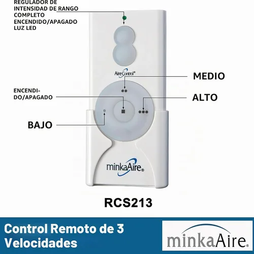 Vista 11 de Minka-Aire F843-WH ventilador de techo con control remoto de 52 pulgadas, ondulado, color blanco. Koa desgastado