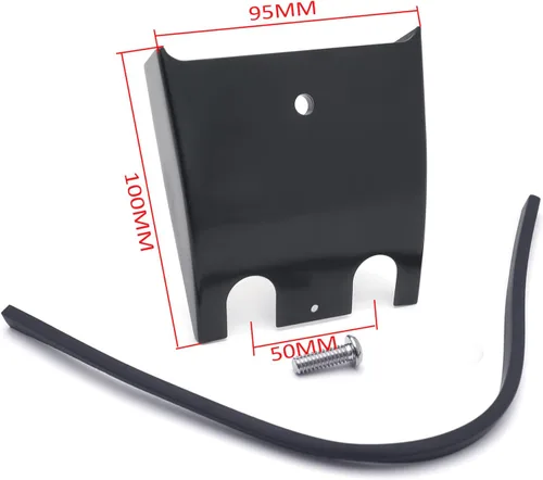Vista 2 de Extensión de panel de tablero (negro) para H-D Touring FLHT FLTR 98-07 Street Glide 2006 [P/N: MT455-001-BK]
