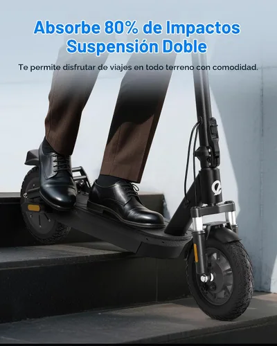 Vista 8 de ECOROAD Scooter eléctrico para adultos, motor de 750 W y 25 MPH y 30-35 millas de largo alcance, neumáticos de 8.5 y 10 pulgadas con doble