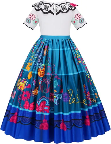 Vista 2 de RuuYiicoco Disfraz de princesa para niña de Halloween