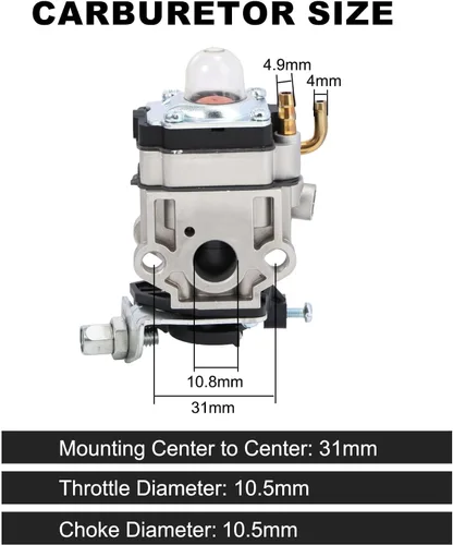 Vista 7 de WYK-186 Carburador para Echo PB-260L SRM-260S SRM-261S PPT-260 PPT-261 HCA-260 HCA-261 PE-260 PE-261 SHC-260 SHC-261 SRM-260 Partes