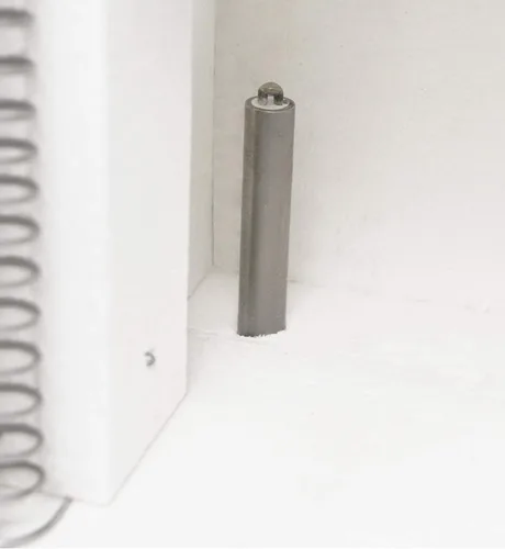 Vista 6 de TableTop - Horno eléctrico de alta temperatura de 2200 grados, orificio de ventilación, controlador programable, fabricación de joyas, cera