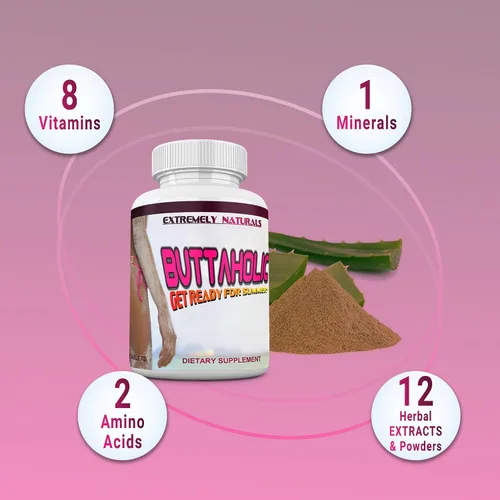 Vista 3 de BUTTAHOLIC - Píldoras de ampliación de glúteos femeninos. Mejora de glúteos. Consigue glúteos más grandes y curvos. Potenciador extremo de glúteos.
