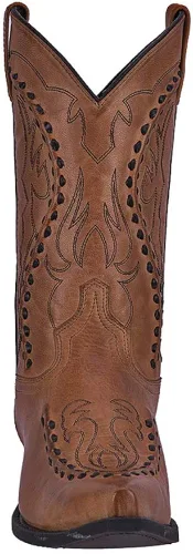 Vista 5 de Laredo Laramie - Botas de vestir con punta corta para hombre, color negro, Negro