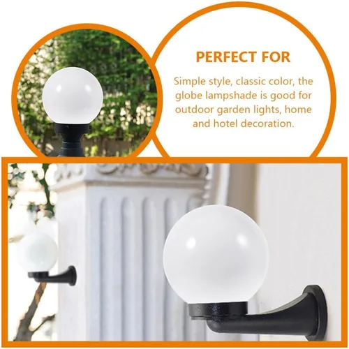 Vista 4 de SEWACC 2pcs Bola Pantalla Blanco Accesorios Acrílico
