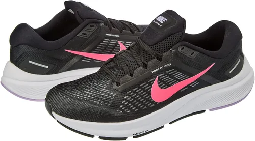 Vista 7 de Nike Zoom Structure 24 - Tenis para mujer, Lrm Black Mtlc Gold Coin Antracita