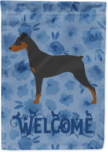 Vista 142 de Caroline's Treasures CK6175GF Affenpinscher - Bandera de bienvenida