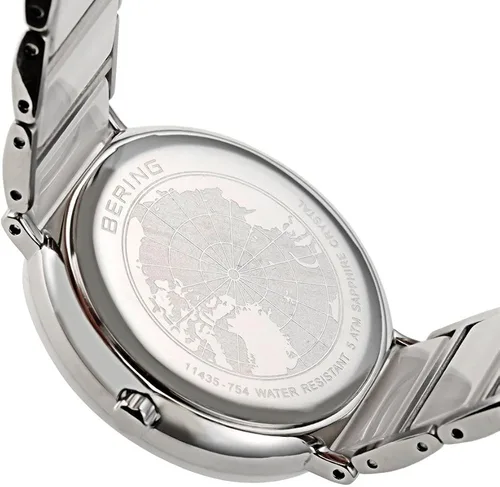 Vista 3 de BERING Women's Analogue Quartz Ceramic Collection Watch with Stainless SteelCeramic Strap and Sapphire Glass