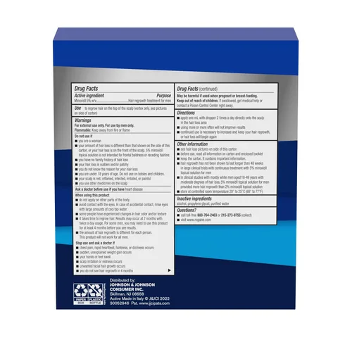 Vista 8 de Solución Rogaine para hombres, suministro de un mes