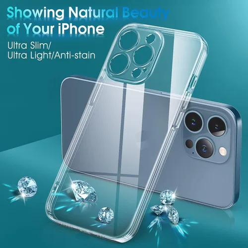 Vista 426 de Supdeal Funda cristalina transparente para iPhone 11, [No se amarillea] [Protección de la cámara] [Probado contra caídas de grado militar] Funda