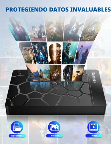 Vista 6 de Discos duros externos de 500 GB, disco duro portátil para Windows, disco duro externo ultradelgado, compatible con PC, MAC, laptop, PS4, Xbox one