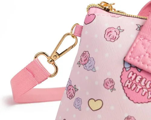 Vista 6 de Hello My Melody Bag Anime Kitty Tote bag Kitty Satchel Bag Kuromibag Con Cinnamorollwallet