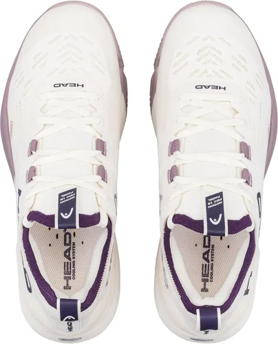 Vista 5 de HEAD Zapato de pádel Motion Pro 1.5 para mujer, ajuste ligero, transpirable, soporte bloqueado, cojín sensible, agarre