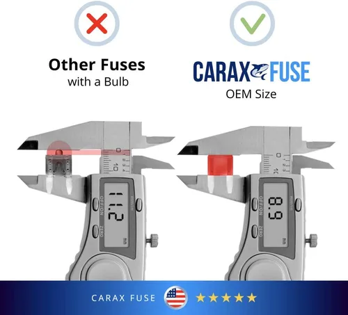 Vista 4 de CARAX Fusible Premium Mini Blade Smart Auto Glow Fusible Fácil Identificación (7.5A - 1pcs)