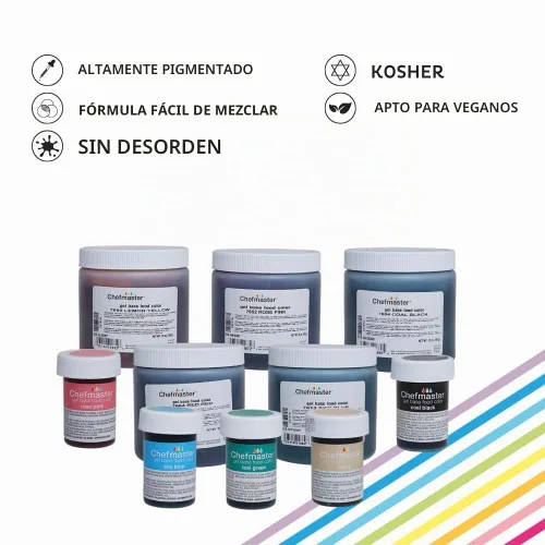 Vista 4 de Kitchen Krafts Chefmaster - Colorante en gel para alimentos, color rosa, 1 onza