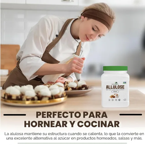 Vista 6 de Morning Pep Edulcorante de Alulosa 2 lb – Alternativa de Azúcar Sin Calorías, 100% Puro, Sin Eritritol, Verificado por el Proyecto No-OMG