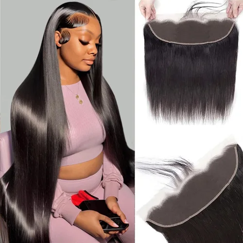 Vista 10 de Extensiones de pelo lacio 10A, paquetes de cabello humano 10 12 14 pulgadas, 100% cabello humano brasileño virgen sin procesar, tejido de pelo Negro