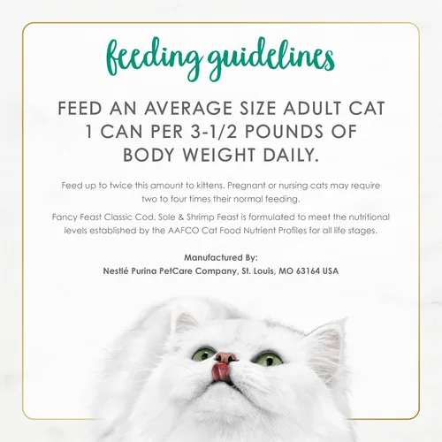 Vista 7 de Purina Fancy Feast Paté - Comida húmeda enlatada para gatos adultos, Paté clásico