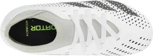 Vista 5 de adidas Tenis unisex Accuracy.4 Firm Ground, BlancoCore NegroLimón Lucido